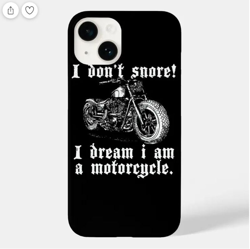 Bikergod Motorcycle Biker I Dream I Am A Mototcycle Phone Case Cover NMPC023