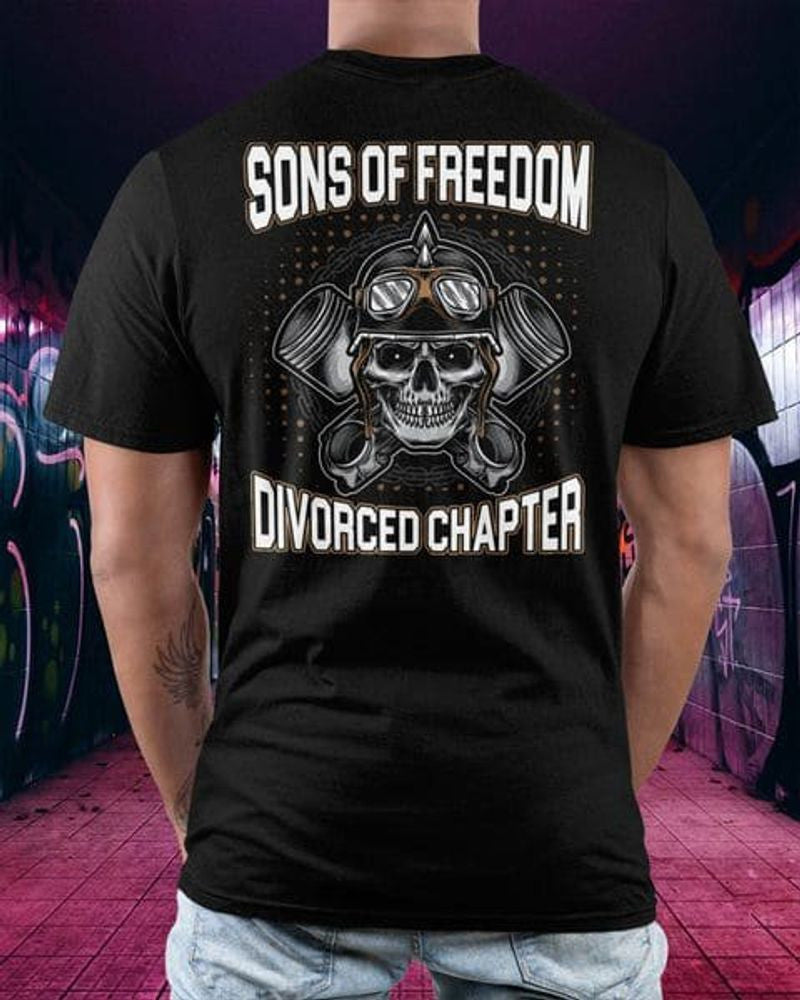Bikergod Motorcycle Sons Of Freedom Divorced Chapter T-shirt Design 2D Full Printed Sizes S - 5XL - NAIA96