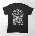 Bikergod Motorcycle Skull Biker Dad The Man, The Myth, The Legend T-shirt Design 2D Full Printed Sizes S - 5XL - NAKA300
