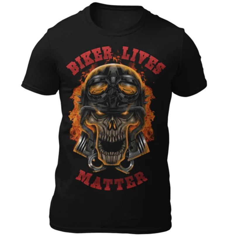 Bikergod Motorcycle Biker Life Matter T-shirt Design 2D Full Printed Sizes S - 5XL - NMA102