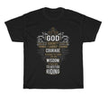 Bikergod Motorcycles Christian Biker Serenity Prayer T-shirt Design 2D Full Printed Sizes S - 5XL - NAEA271