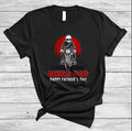 Bikergod Motorcycle Biker Dad Happy Father's Day T-shirt Design 2D Full Printed Sizes S - 5XL - NARA523