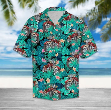 Bikergod Motorcycle Aloha Hawaii Shirt Design 3D Full Printed Sizes S - 5XL NASA442