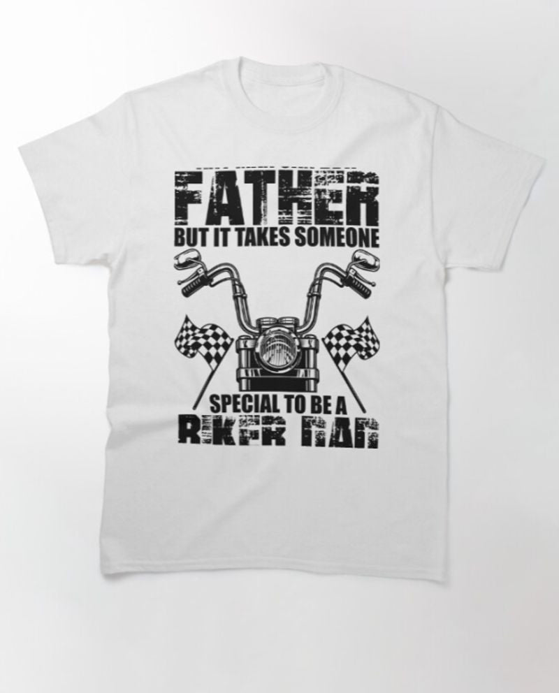 Bikergod Motorcycle Father Biker Dad T-shirt Design 2D Full Printed Sizes S - 5XL - NATA504