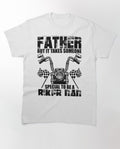 Bikergod Motorcycle Father Biker Dad T-shirt Design 2D Full Printed Sizes S - 5XL - NATA504
