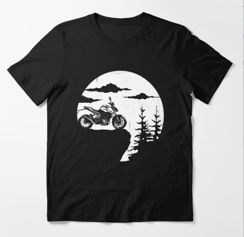 Bikergod Motorcycles Off Road Natural Adventure T-shirt Design 2D Full Printed Sizes S - 5XL - NAGA412