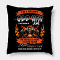 Bikergod Motorcycles I'm A Grumpy Old Man I Was Born In June Pillow Case Design 3D Full Printed NANA240