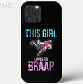 Bikergod Motorcycle Biker This Girl Loves To Braap Phone Case Cover NMPC001