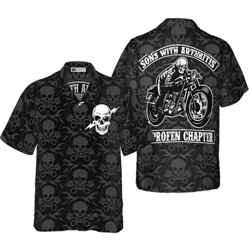 Bikergod Motorcycle Sons With Arthritis Hawaii Shirt Design 3D Full Printed Sizes S - 5XL NASA494