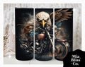 Bikergod Motorcycle Eagle Stainless Steel 20 Oz Straight Cup- NAIA346