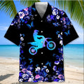 Bikergod Motorcycle Motocross Hawaii Shirt Design 3D Full Printed Sizes S - 5XL NASA452