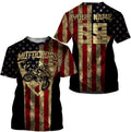 Bikergod Motorcycle Motorcross USA Flag Custom Name And Number T-shirt Design 3D Full Printed Sizes S - 5XL - NMQE01