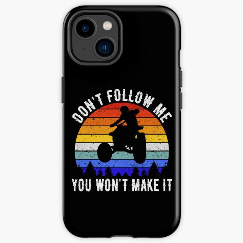 Bikergod Motorcycle Biker Don't Follow Me You Won't Make It Phone Case Cover TLWA141