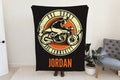 Bikergod Motorcycle One Hobby One Community Custom Name Blanket NASA431