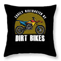 Bikergod Motorcycle Easily Distracted By Dirt Bikes Motocross Pillow Case Design 3D Full Printed NAXA111