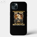 Bikergod Motorcycle Biker Never Underestimate An Old Man With A Motorcycle Phone Case Cover NMPC009