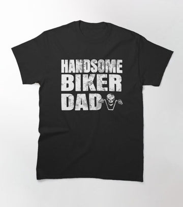 Bikergod Motorcycle Handsome Biker Dad T-shirt Design 2D Full Printed Sizes S - 5XL - NATA539