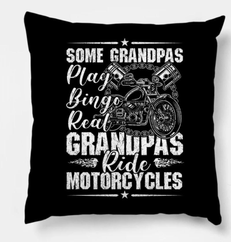 Bikergod Motorcycles Real Grandpas Ride Motorcycles Pillow Case Design 3D Full Printed NAIA32