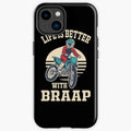 Bikergod Motorcycle Biker Life Is Better With Braap Phone Case Cover TLWA184