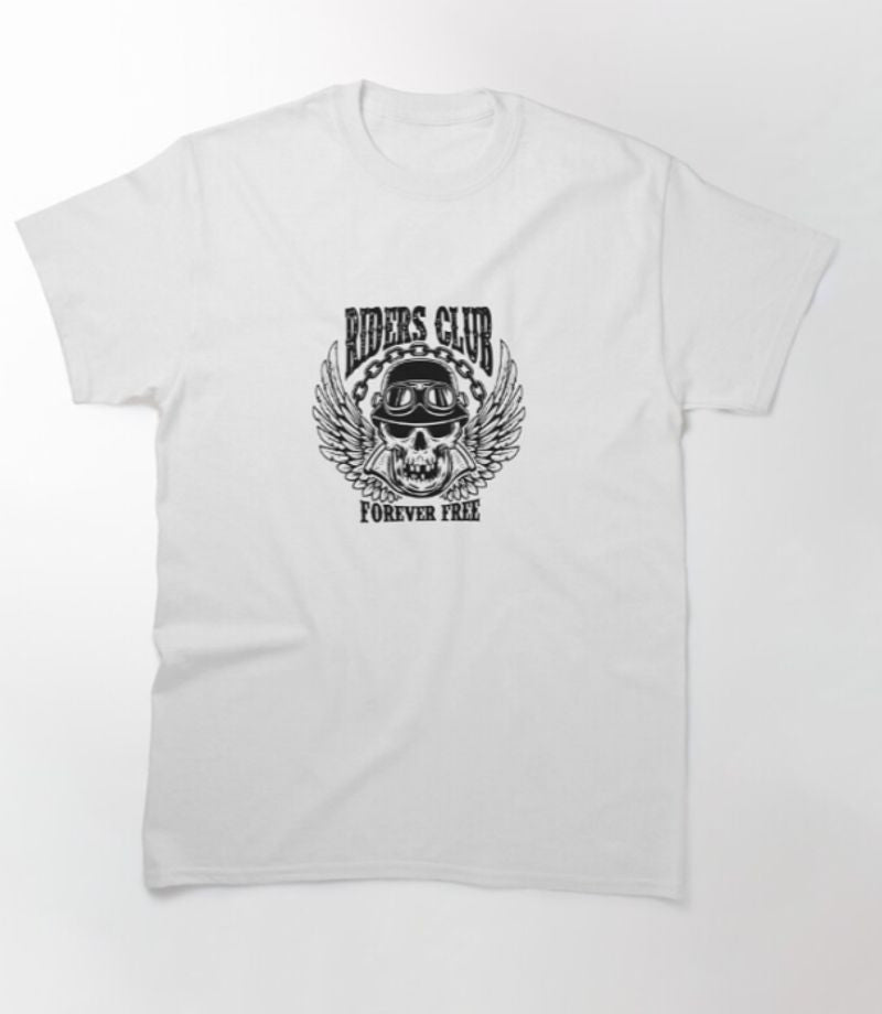Bikergod Motorcycle Riders Club forever free T-shirt Design 2D Full Printed Sizes S - 5XL - NAHA441