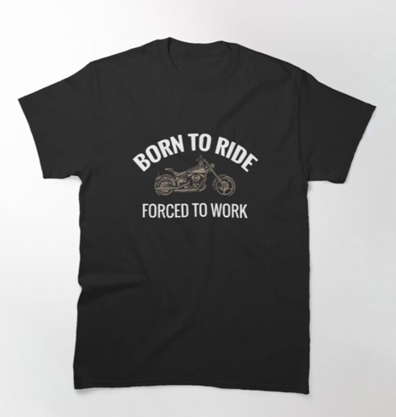 Bikergod Motorcycle Born To Ride T-shirt Design 2D Full Printed Sizes S - 5XL - NAKA348