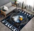 Bikergod Motorcycle Eagle Bikers Ride Free Rug Home Floor Decor NACA105