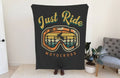 Bikergod Motorcycle Just Ride Motocross Vintage Blanket NASA432