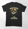 Bikergod Motorcycle Old Skull Bikers Gonna Ride T-shirt Design 2D Full Printed Sizes S - 5XL - NAHA415