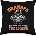 Bikergod Motorcycles Biker Grandpa The Man The Myth The Legend Pillow Case Design 3D Full Printed NAIA30