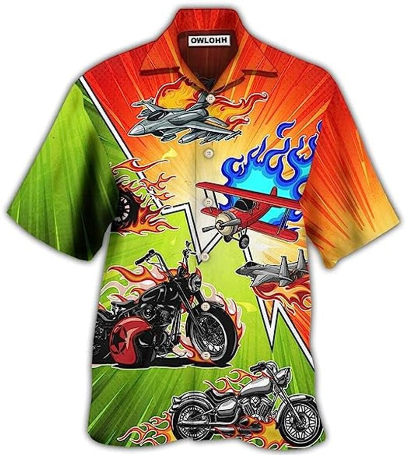 Bikergod Motorcycle Hawaii Shirt Design 3D Full Printed Sizes S - 5XL NASA483