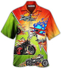 Bikergod Motorcycle Hawaii Shirt Design 3D Full Printed Sizes S - 5XL NASA483
