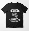 Bikergod Motorcycles Biker Grandad , Like normal Grandad , Only Cooler T-shirt Design 2D Full Printed Sizes S - 5XL - NAGA534