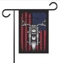 Bikergod Motorcycle 4th july independence day Garden Flag TLYA264
