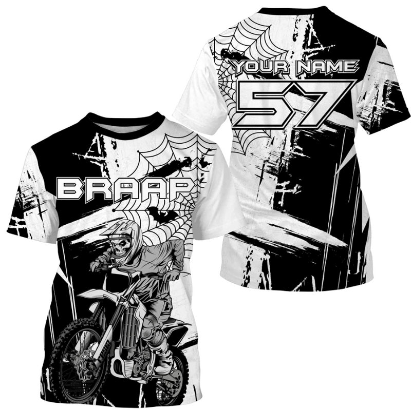 Bikergod Motorcycle Braap Custom Name And Number T-shirt Design 3D Full Printed Sizes S - 5XL - NMQI143