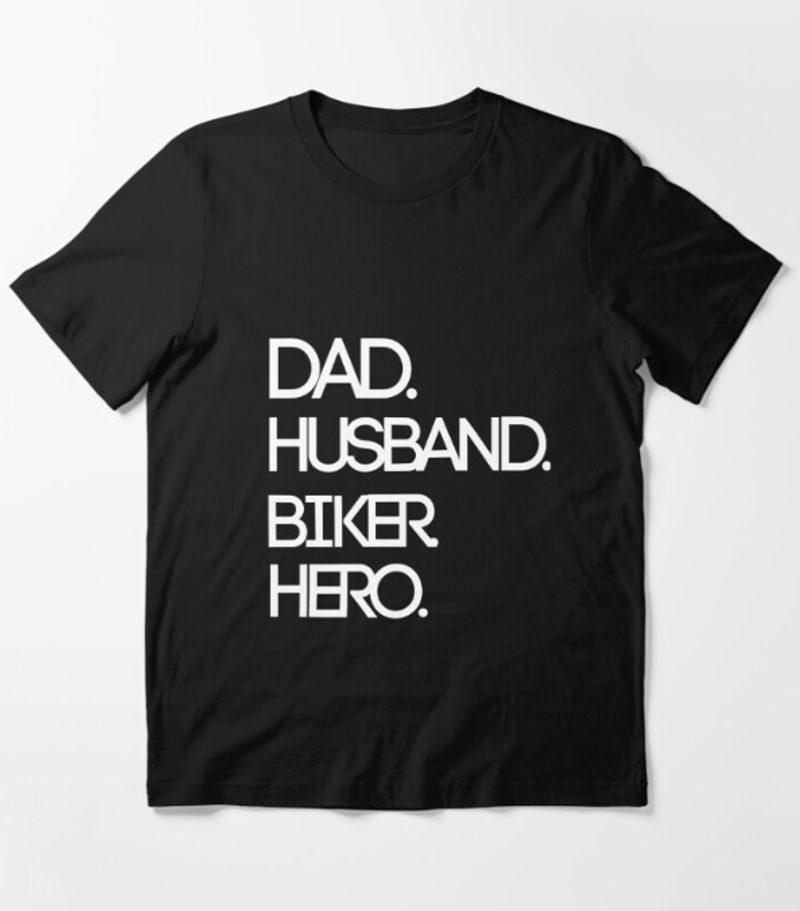Bikergod Motorcycle Dad Husband Biker Hero T-shirt Design 2D Full Printed Sizes S - 5XL - NAZA255