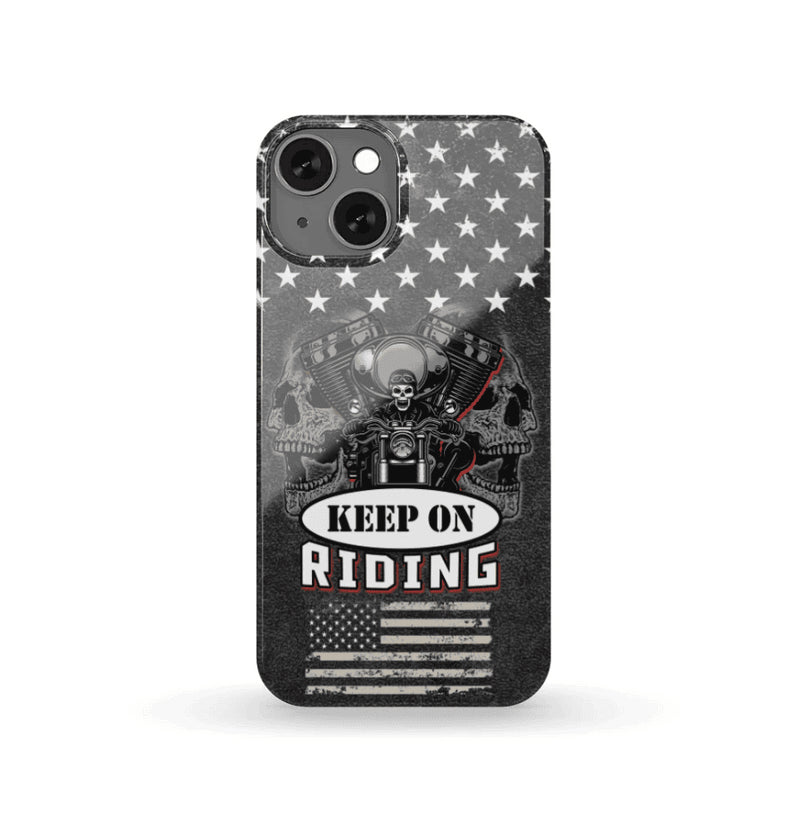 Bikergod Motorcycle Keep On Riding Phone Case Cover NMPC058