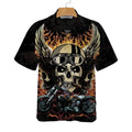Bikergod Motorcycle SKULL BIKER Hawaii Shirt Design 3D Full Printed Sizes S - 5XL NASA53
