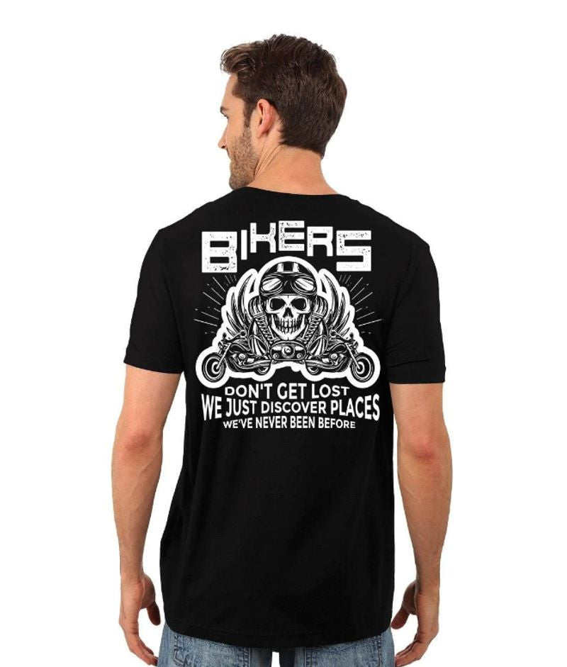 Bikergod Motorcycle Bikers Don't Get Lost T-shirt Design 2D Full Printed Sizes S - 5XL - NASA20