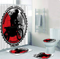 Bikergod Motorcycle Extreme Adventure For Life Bathroom Decor Set NMBR26