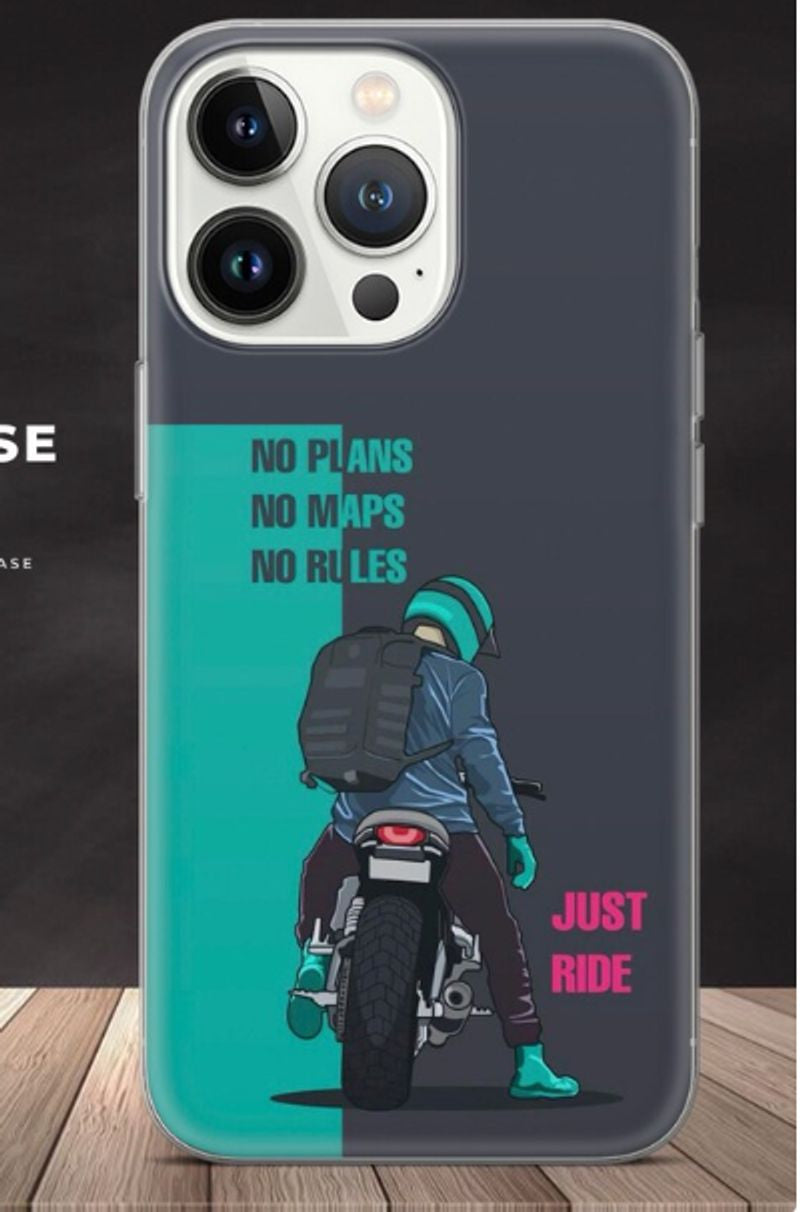 Bikergod Motorcycle Biker No Plans No Maps No Rules Just Ride Phone Case Cover TLQA445