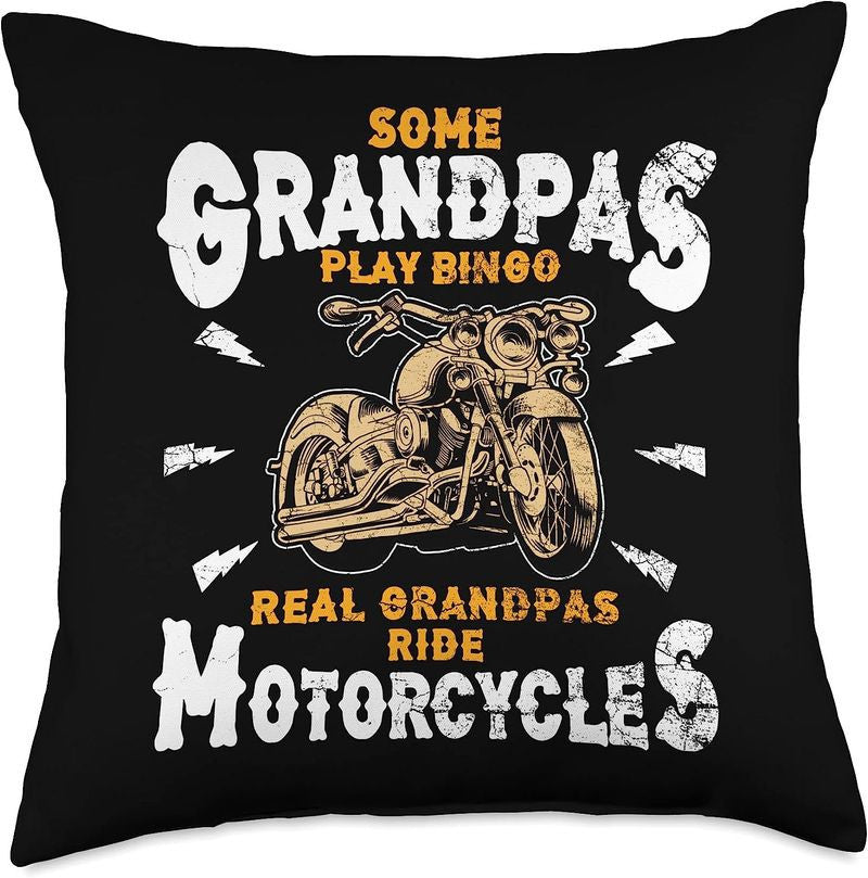 Bikergod Motorcycles Real Grandpas Ride Motorcycles Pillow Case Design 3D Full Printed NAIA69