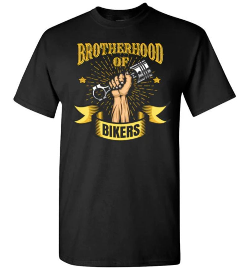 Bikergod Motorcycle Brotherhood Of Biker T-shirt Design 2D Full Printed Sizes S - 5XL - NMA105