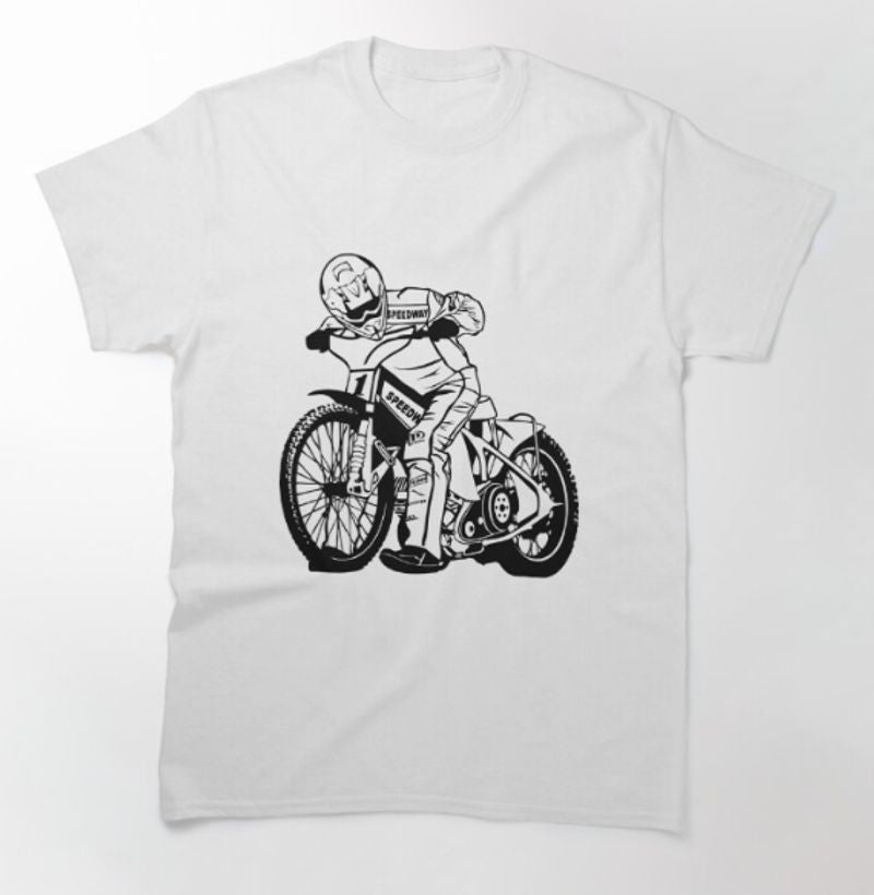 Bikergod Motorcycles Speedway Racer T-shirt Design 2D Full Printed Sizes S - 5XL - NAGA565