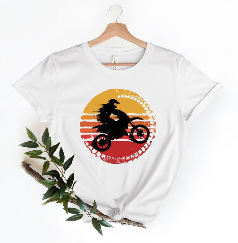 Bikergod Motorcycle Motorcross T-shirt Design 2D Full Printed Sizes S - 5XL - NAVA397