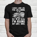 Bikergod Motorcycle In My Head I'm Riding My Dirt Bike T-shirt Design 2D Full Printed Sizes S - 5XL - NANA321