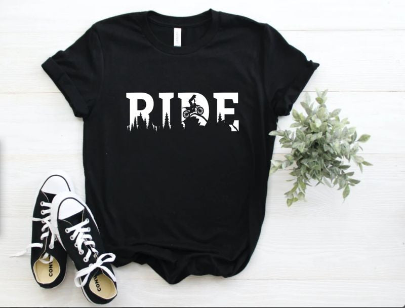 Bikergod Motorcycle Ride Dirt Bike T-shirt Design 2D Full Printed Sizes S - 5XL - NAVA365