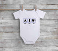 Bikergod Motorcycle Walk. Crawl. Ride COTTON Baby Onesie Bodysuit NAYA414