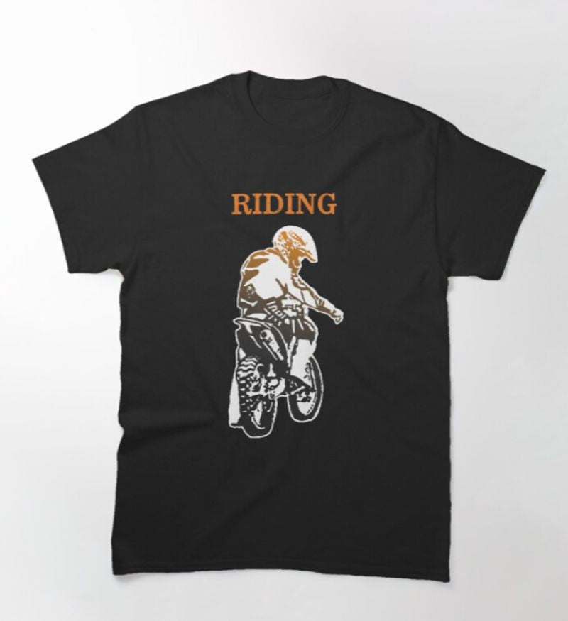 Bikergod Motorcycle Father and Son Riding Buddies T-shirt Design 2D Full Printed Sizes S - 5XL - NAZA230