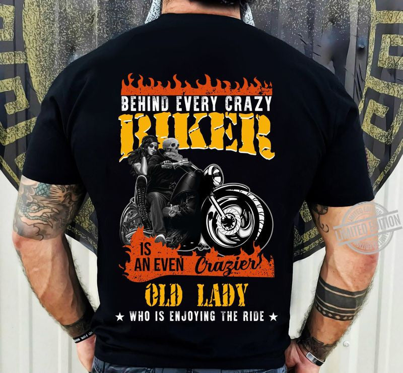 Bikergod Motorcycle I'm A Grumphy Old Biker T-shirt Design 2D Full Printed Sizes S - 5XL - NMA124