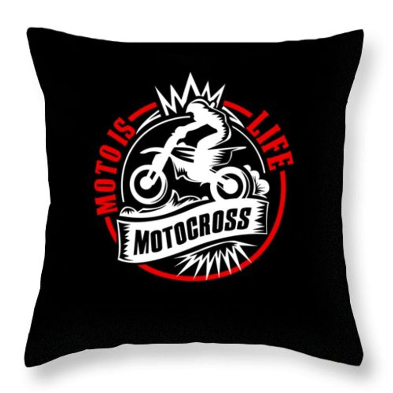 Bikergod Motorcycle Moto Is Life Motocross Pillow Case Design 3D Full Printed NAXA167